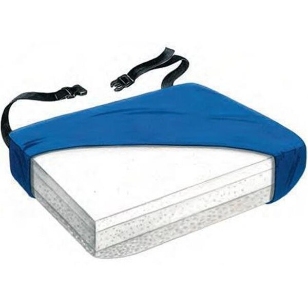 Skil-Care 754818 24 in. Tri-Foam Gel-Infused Visco Bariatric Sling Seat Cushion with LSII Cover; 18 x 4 in. 754818 - main